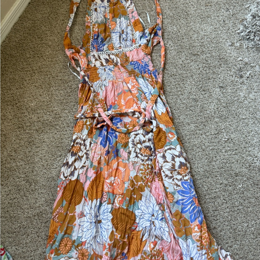 Petal & Pup Multicolor Floral Maxi Dress